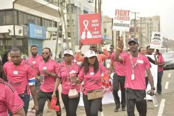 Photos: Annie Idibia, Moc Madu, Kiki Omeili, Others Lead Pink October Walk against Breast Cancer in Lagos